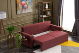 3-Sitzer-Schlafsofa Ece Claret Red