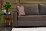 3-Sitzer-Schlafsofa Ece Brown