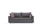 3-Sitzer-Schlafsofa Ece Brown