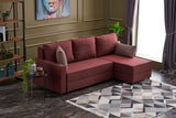 Ecksofa mit Schlaffunktion rechts Ece Claret Red