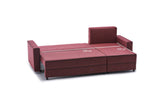 Ecksofa mit Schlaffunktion rechts Ece Claret Red