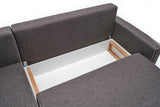 Ecksofa mit Schlaffunktion Links Ece Brown