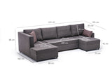 Ecksofa mit Schlaffunktion Ece Brown