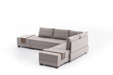 Ecksofa mit Schlaffunktion Right Fly Cream