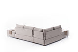 Ecksofa mit Schlaffunktion Left Fly Cream