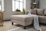 Ecksofa links blank Creme