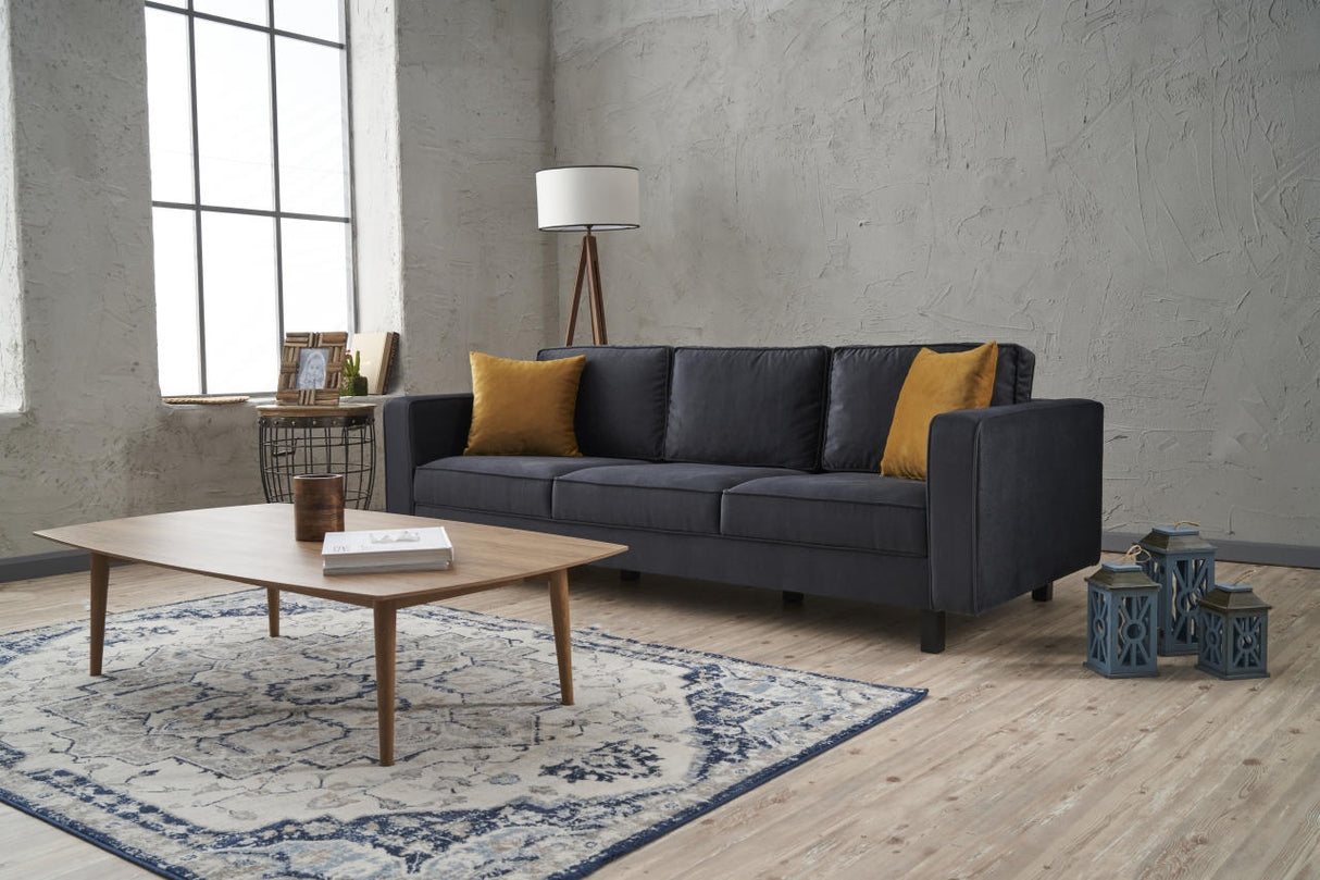 3-Sitzer-Sofa, blankes Anthrazit