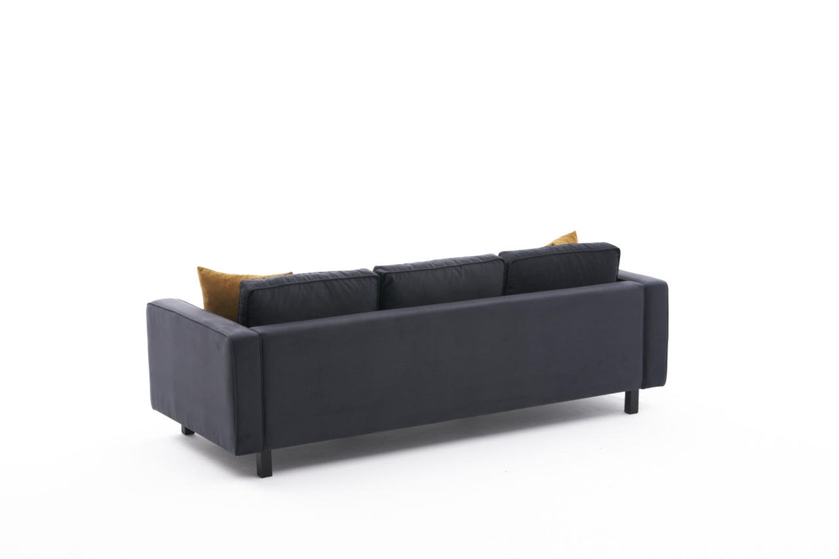 3-Sitzer-Sofa, blankes Anthrazit