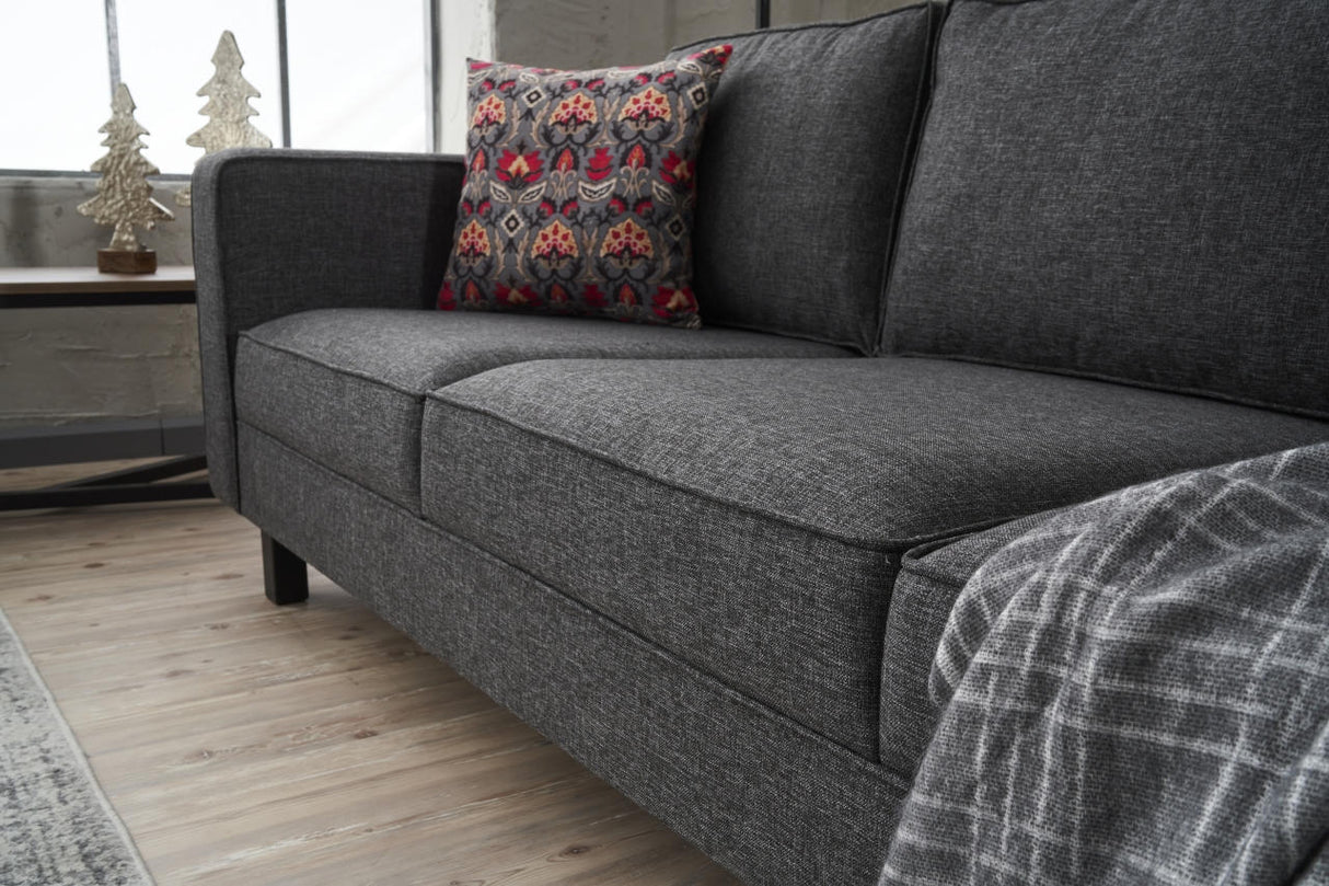 3-Sitzer-Sofa, blankes Anthrazit