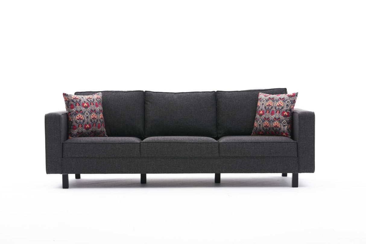 3-Sitzer-Sofa, blankes Anthrazit