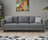 3-Sitzer-Sofa, blankes Grau