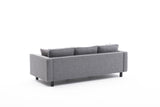 3-Sitzer-Sofa, blankes Grau