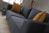 2-Sitzer-Sofa, blankes Anthrazit