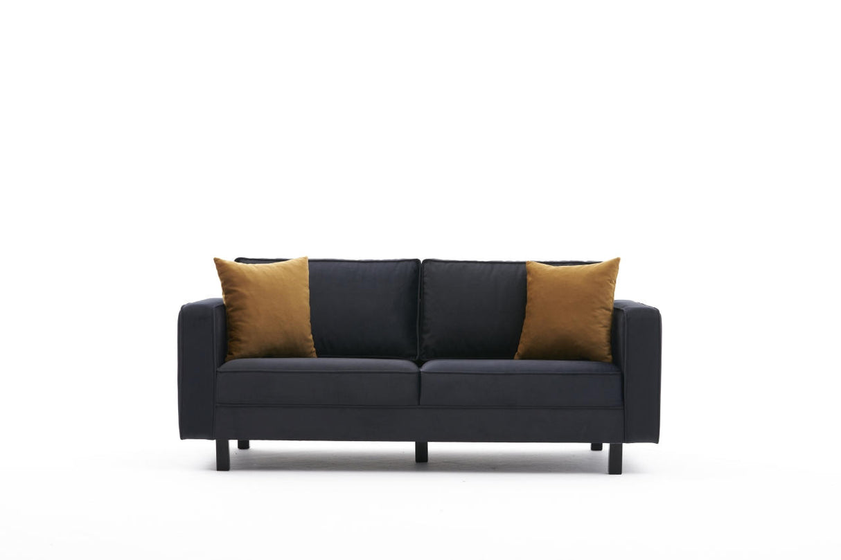 2-Sitzer-Sofa, blankes Anthrazit