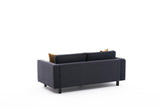 2-Sitzer-Sofa, blankes Anthrazit