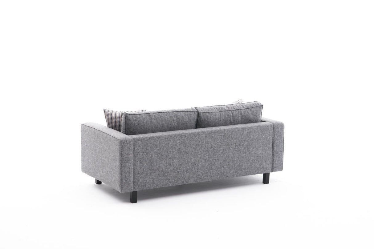 2-Sitzer-Sofa, blankes Grau