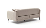 3-Sitzer-Schlafsofa Venus Creme