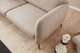 3-Sitzer-Schlafsofa Venus Creme