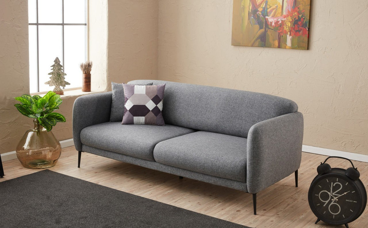 3-Sitzer-Schlafsofa Venus Grey