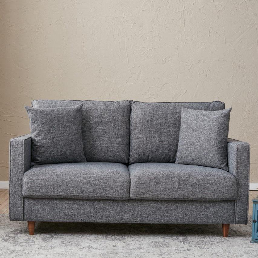 2-Sitzer-Sofa Eva Grey