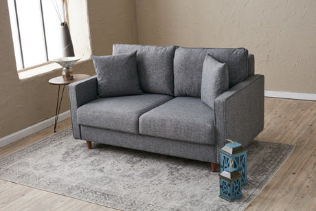 2-Sitzer-Sofa Eva Grey