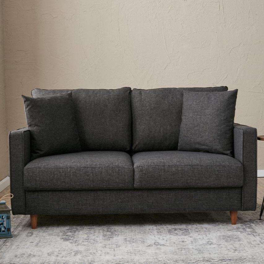 2-Sitzer-Sofa Eva Anthrazit