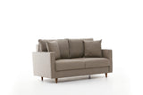 2-Sitzer-Sofa Eva Creme