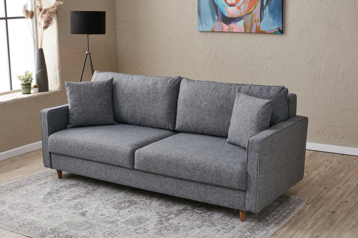 3-Sitzer-Sofa Eva Grey