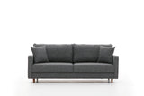 3-Sitzer-Sofa Eva Grey