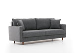 3-Sitzer-Sofa Eva Grey