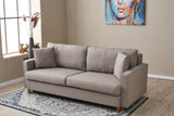 3-Sitzer-Schlafsofa Eva Cream