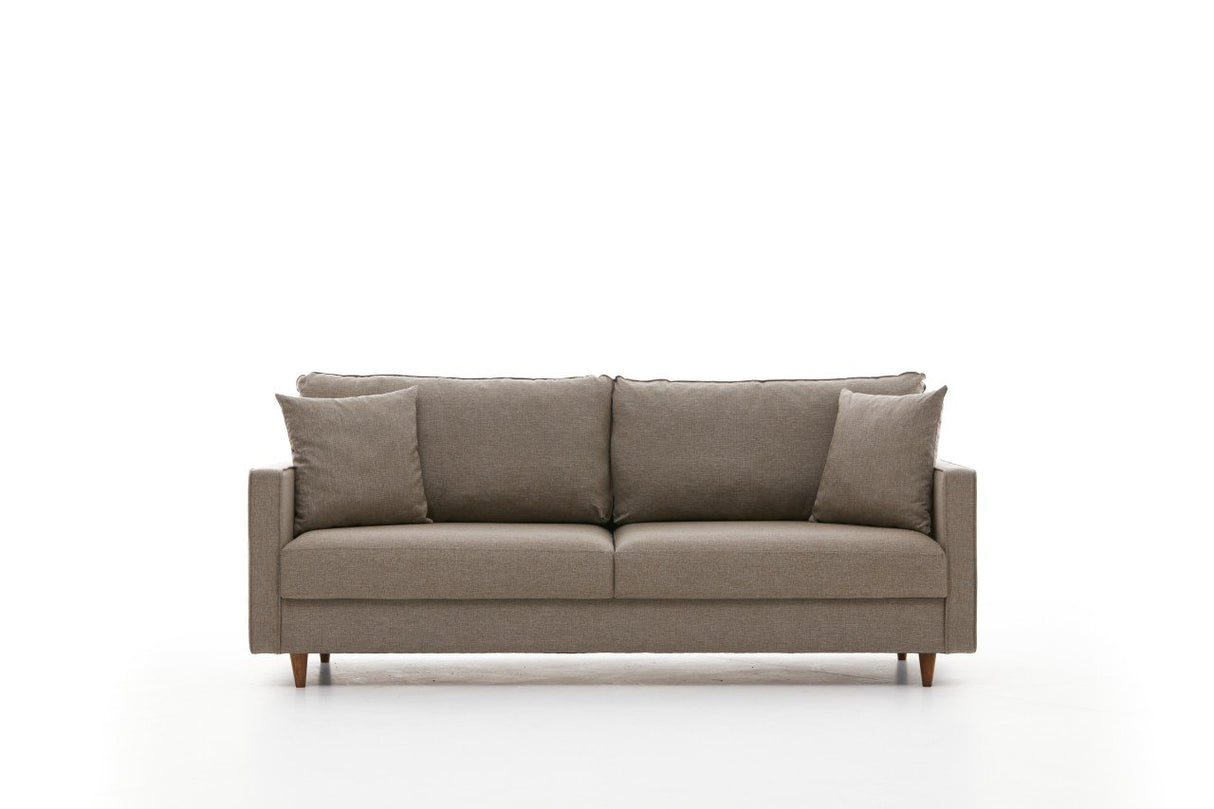 3-Sitzer-Schlafsofa Eva Cream