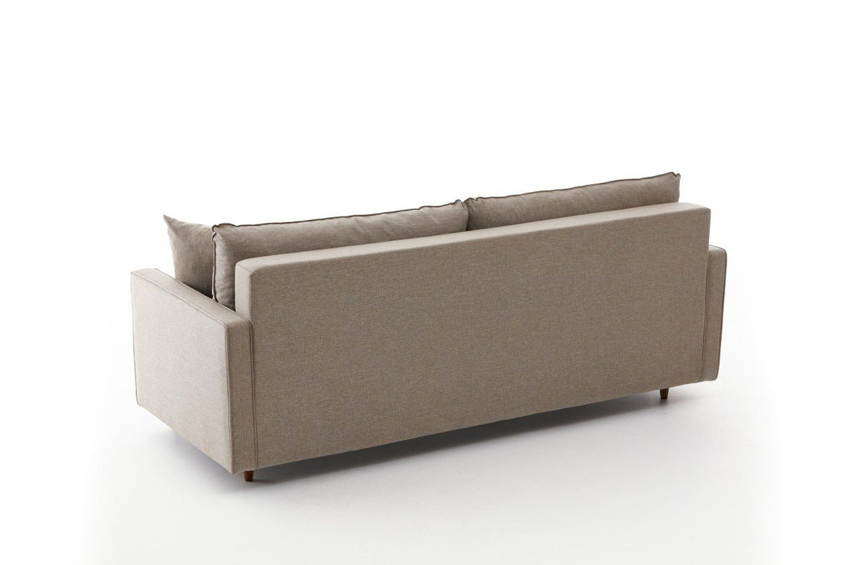 3-Sitzer-Schlafsofa Eva Cream