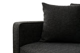 3-Sitzer-Sofa Berlin Anthrazit Schwarz