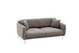 3-Sitzer-Schlafsofa Simena Grey Gold