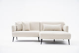 Ecksofa rechts Revos Creme