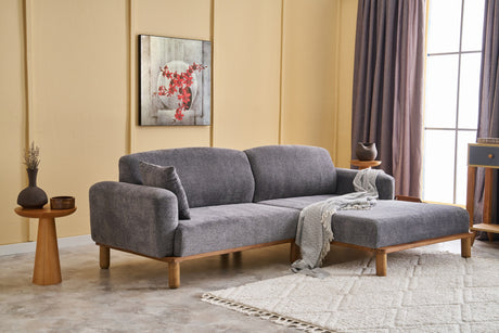 Ecksofa rechts Rens Grey