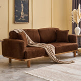 3-Sitzer-Sofa Rens Brown Kupferfarben