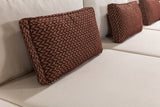 Ecksofa mit Schlaffunktion Rechts Matris Beige