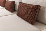 Ecksofa mit Schlaffunktion Links Matris Beige