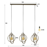 Moderne Hanglamp Beige Otan 3-lichts