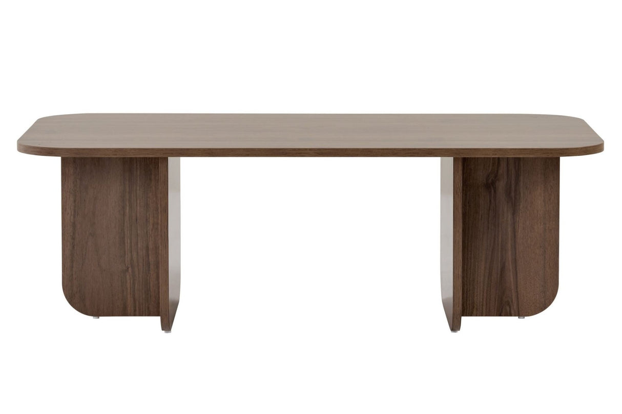 Akira salontafel in walnootlook 120 x 60 cm Gemelamineerd hout