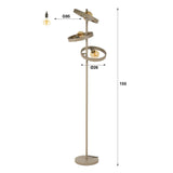 Moderne Vloerlamp Otan 3L Beige 155 cm