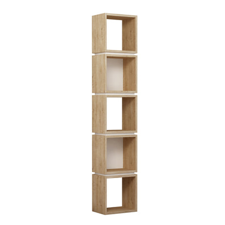 Bücherregal Multi Oak White Melamin 32x167x22 cm