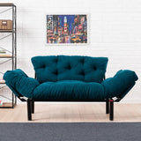 2-Sitzer-Schlafsofa Nitta Petrol Blue