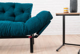 2-Sitzer-Schlafsofa Nitta Petrol Blue