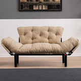 2-Sitzer-Schlafsofa Nitta Creme