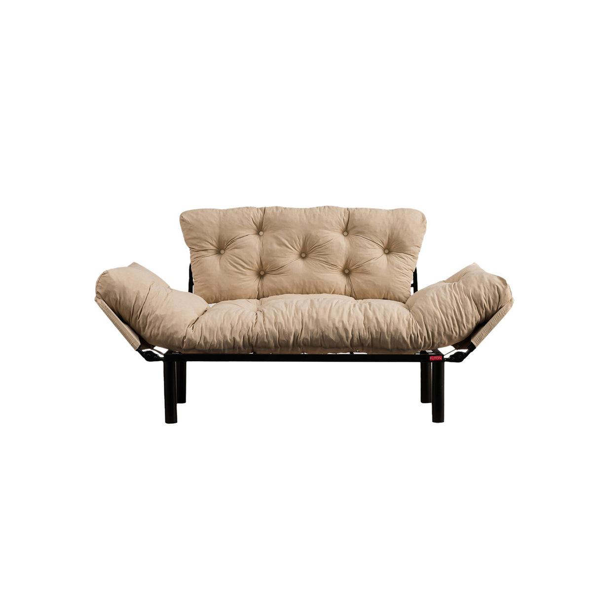 2-Sitzer-Schlafsofa Nitta Creme