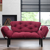 2-Sitzer-Schlafsofa Nitta Maroon