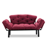 2-Sitzer-Schlafsofa Nitta Maroon